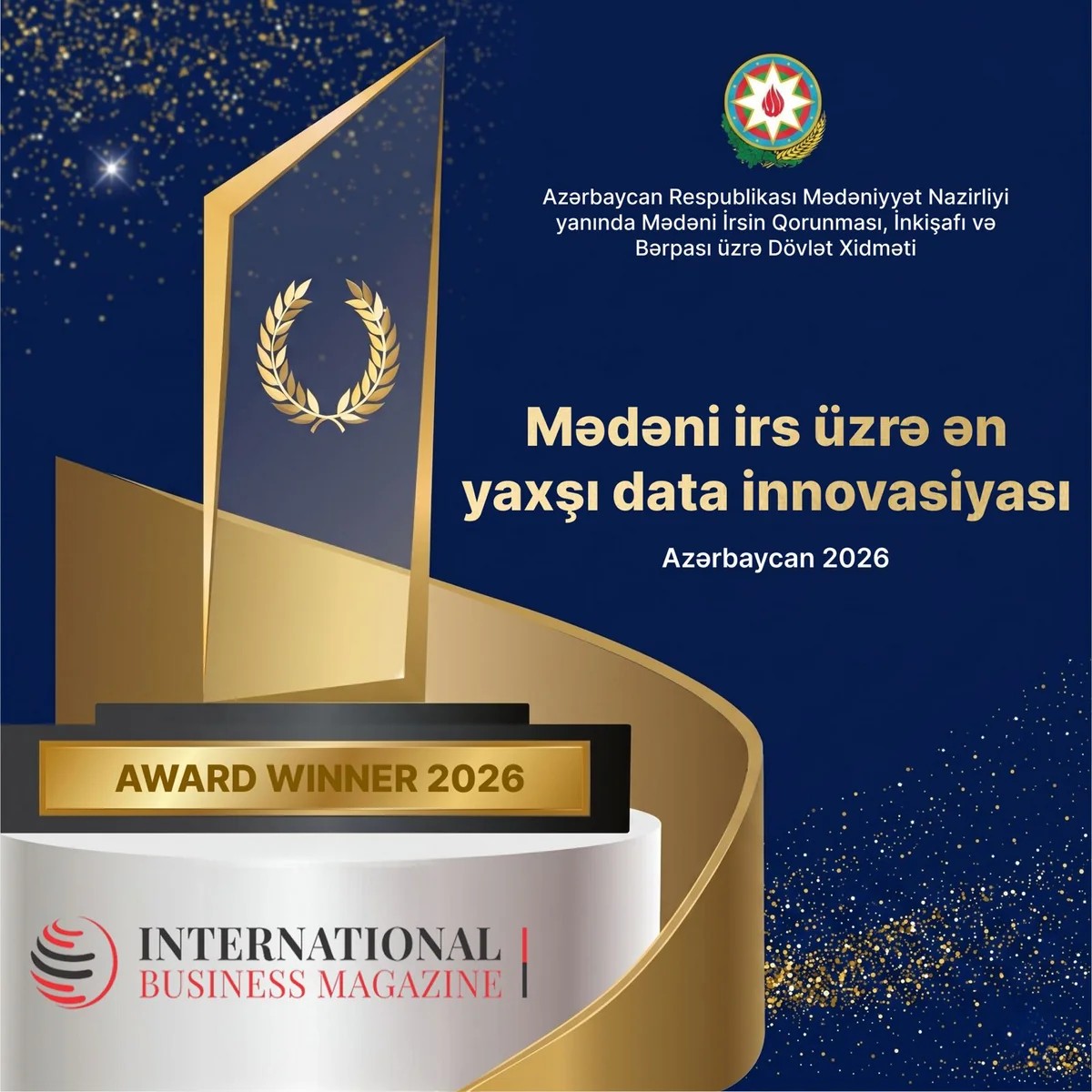 Dövlət Xidməti beynəlxalq mükafatına layiq görülüb&nbsp;