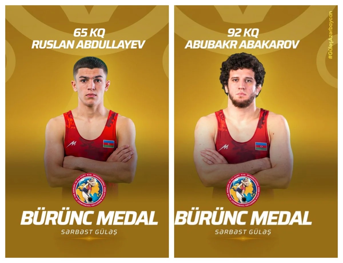 &nbsp;İki sərbəst güləşçimiz beynəlxalq turnirdə bürünc medal qazanıb&nbsp;
