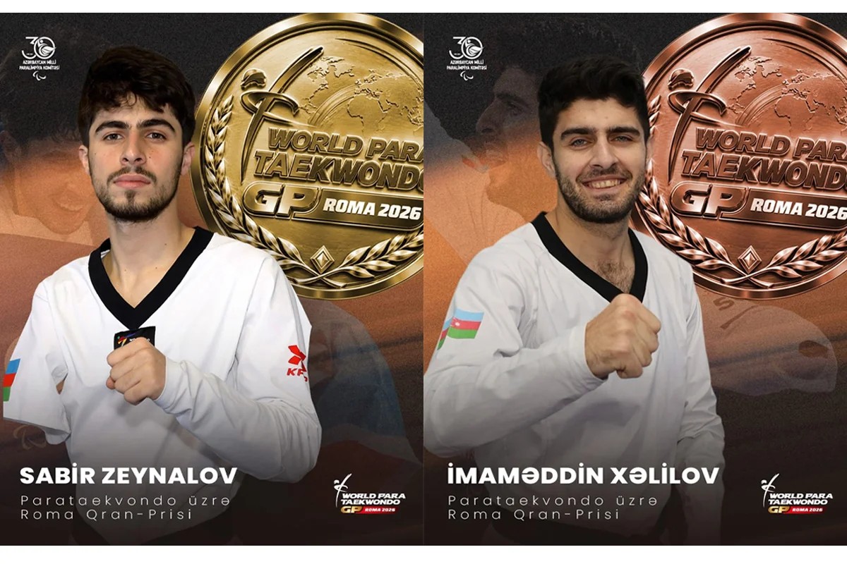 Parataekvondoçularımız Roma Qran-Prisində iki medal qazanıblar