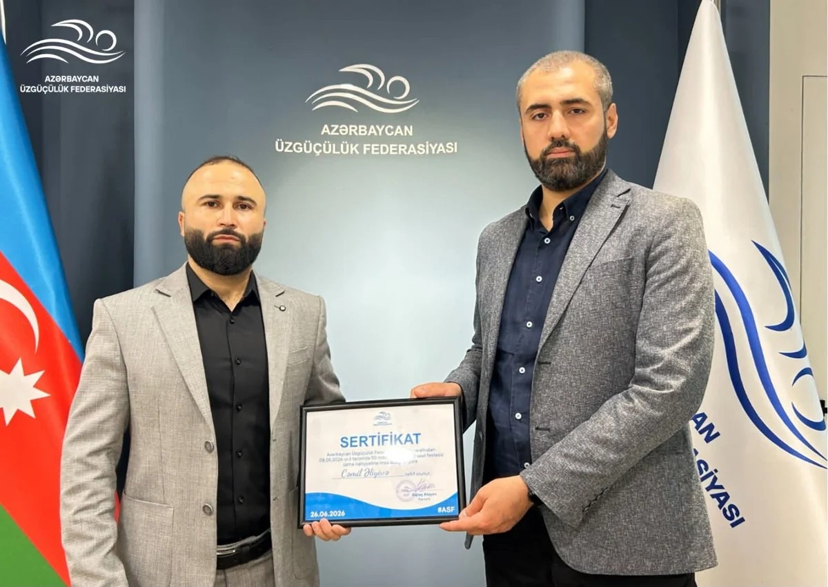 Cəmil Əliyevə növbəti sertifikat təqdim olunub