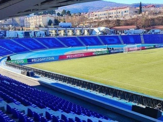 Xankəndi stadionunda bərpa işlərinin başa çatacağı tarix açıqlanıb