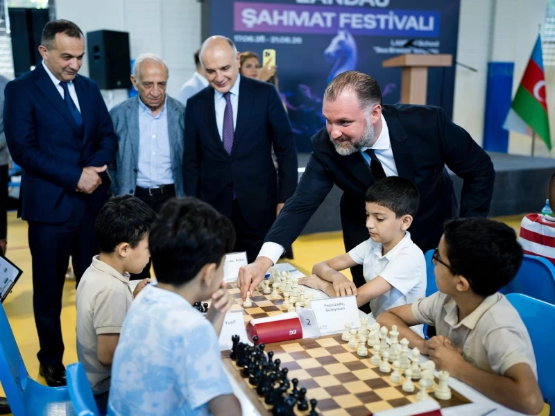 5-ci LANDAU Şahmat Festivalının açılış mərasimi keçirilib