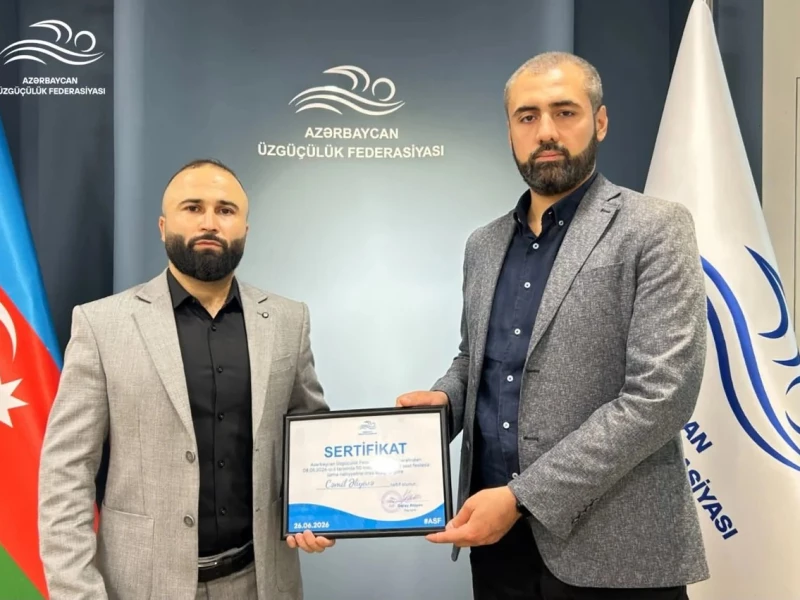 Cəmil Əliyevə növbəti sertifikat təqdim olunub