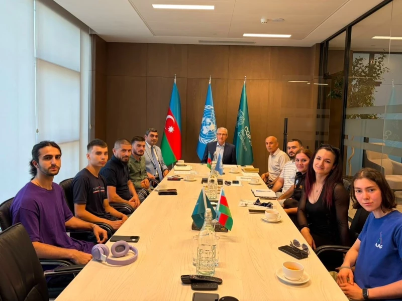 Beynəlxalq turnirin finalçıları ilə görüş olub&nbsp;&nbsp;