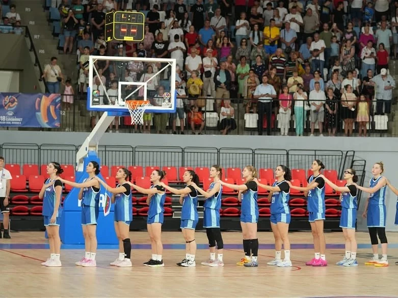 Qızlardan ibarət basketbol millimiz Şimali Makedoniyaya qalib gəlib