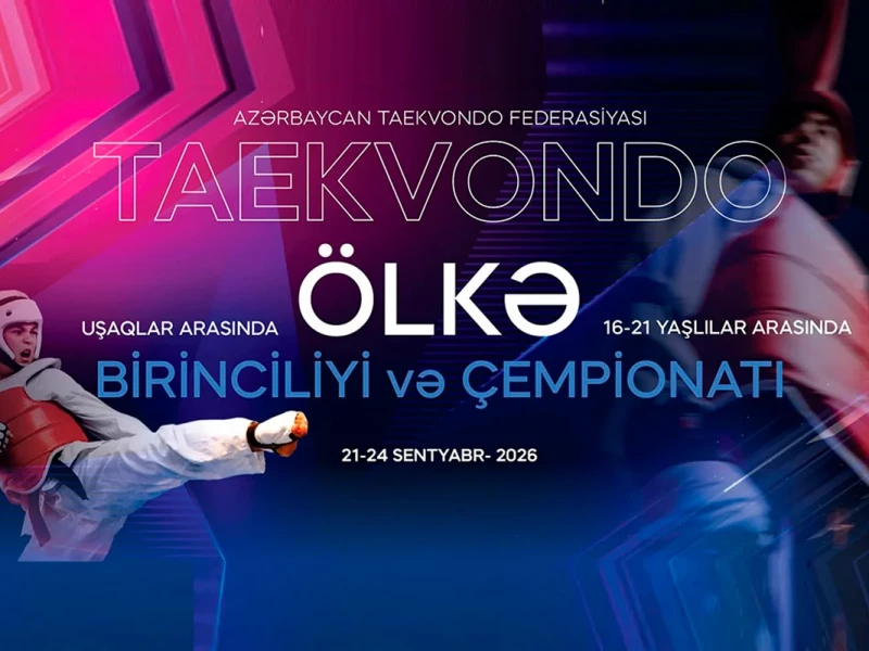 &nbsp;Taekvondo üzrə Azərbaycan çempionatı keçiriləcək&nbsp;