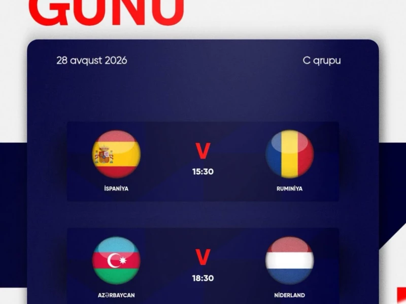 Voleybol millimiz qrupda son oyununa çıxacaq