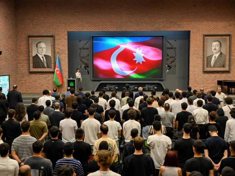 Azərbaycan İdman Akademiyasına yeni qəbul olunmuş tələbələrlə görüş olub