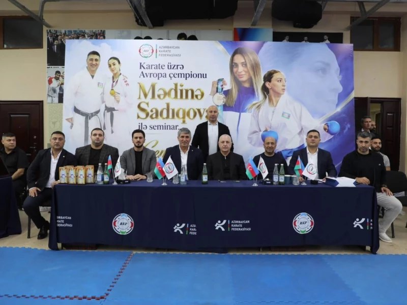 Bakıda 200 -dən çox xanım idmançının iştirakı ilə karate seminarı keçirilib  
