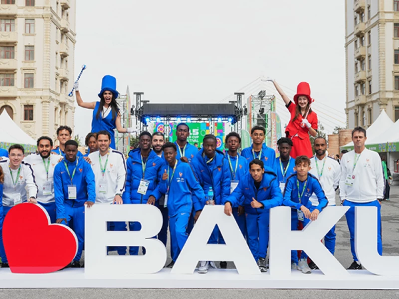 U-15 dünya çempionatı çərçivəsində iştirakçılar üçün əyləncəli festival keçirilib